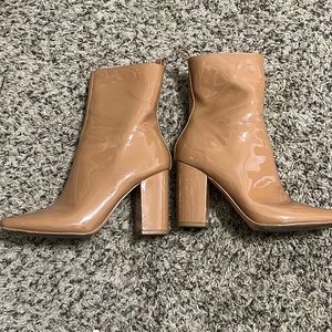 Nude Leather booties